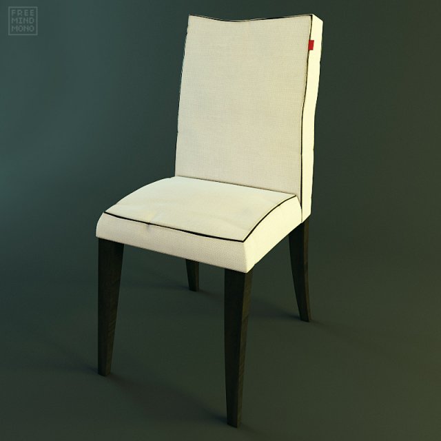 dining chair max obj 3D 模型 .c4d .max .obj .3ds .fbx .stl .blend