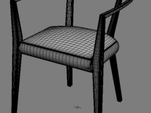 dining chair max fbx 3D Model