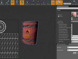 game ready explosive barrel 3D Model