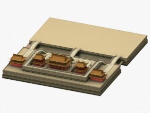 china palace 3Dモデル