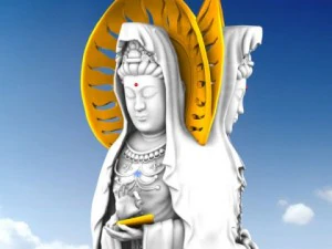 buddhist goddess guanyin 3D Model