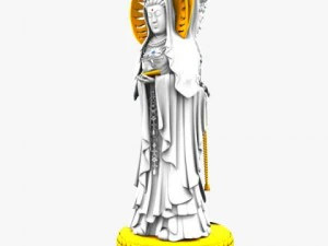 buddhist goddess guanyin 3D Model