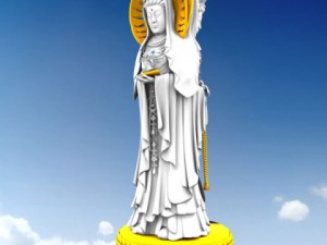 buddhist goddess guanyin 3D Модель