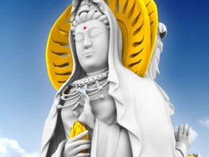 buddhist goddess guanyin 3D Model