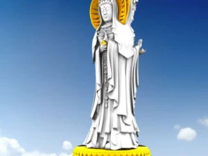 buddhist goddess guanyin 3D Model