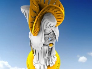 buddhist goddess guanyin 3D Модель