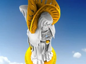 buddhist goddess guanyin 3D Model
