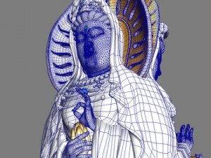 buddhist goddess guanyin 3D Модель