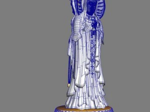 buddhist goddess guanyin 3D Model