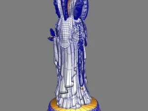 buddhist goddess guanyin 3D Model