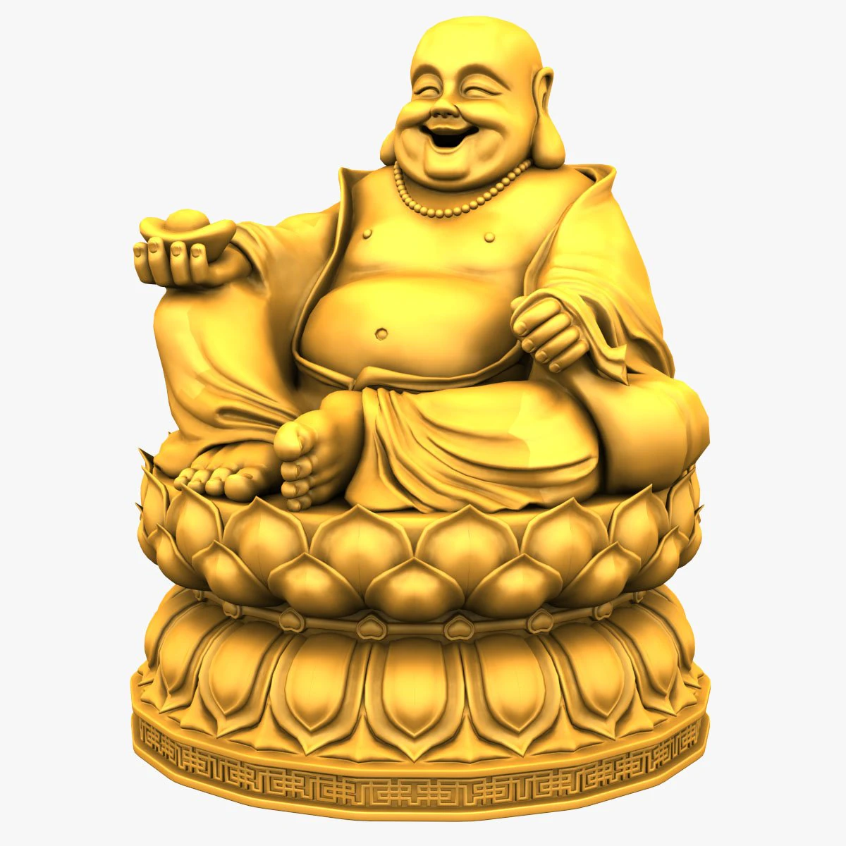 maitreya buddha 3D Model .c4d .max .obj .3ds .fbx .stl .blend 