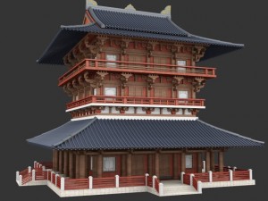chinese palace Modelo 3D