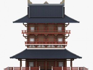 chinese palace Modelo 3D