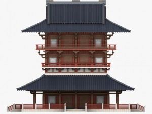 chinese palace Modelo 3D