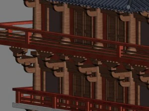 chinese palace 3D Model