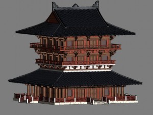chinese palace Modelo 3D