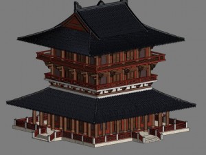 chinese palace Modelo 3D
