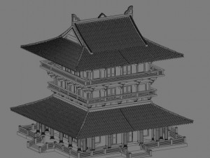 chinese palace Modelo 3D