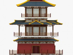 palazzo cinese 2 Modello 3D