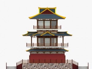 chinese palace 2 Modello 3D