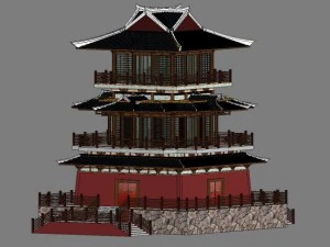 palazzo cinese 2 Modello 3D