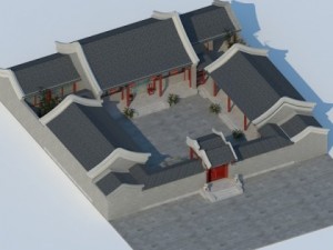 beijing quadrangles 3D 모델