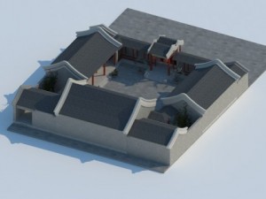 beijing quadrangles 3D 모델