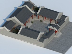 beijing quadrangles 3D 모델