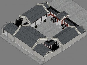 beijing quadrangles 3D 모델