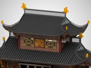 chinese archway 1 3D Модель