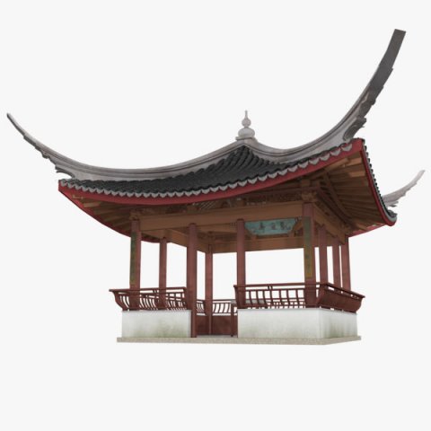 pavilion 02 3D मॉडल .c4d .max .obj .3ds .fbx .stl .blend 