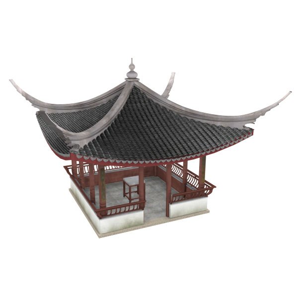 Павильон 2 3. Японские здания. Китайская модель 3d. Garden Pavilion 3d model. Собрать Aro Pavilion.