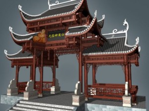 tori gate 3D Model