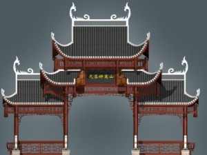 tori gate 3D Model