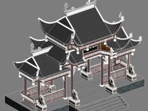 tori gate 3D Model