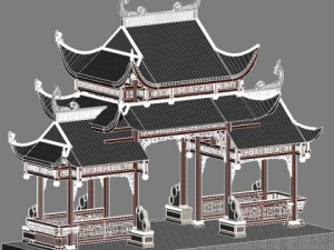 tori gate 3D Model