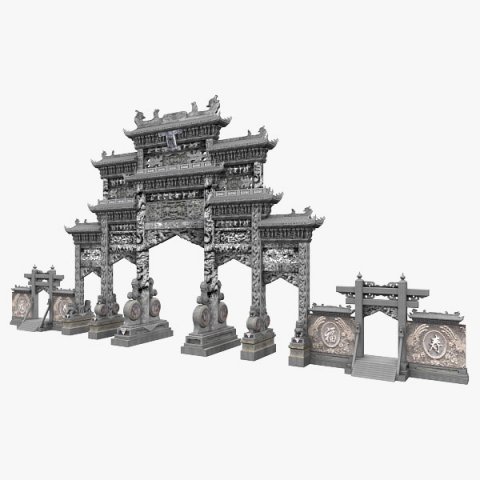 tori gate 02 Modèle 3D .c4d .max .obj .3ds .fbx .stl .blend 