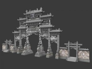 port&atilde;o tori 02 Modelo 3D