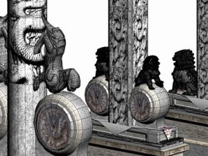 tori gate 02 Modèle 3D