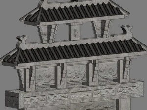 tori gate 03 3D Model