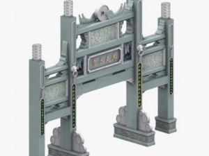 tori gate 04 3D Model