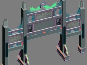 tori gate 04 3D Model