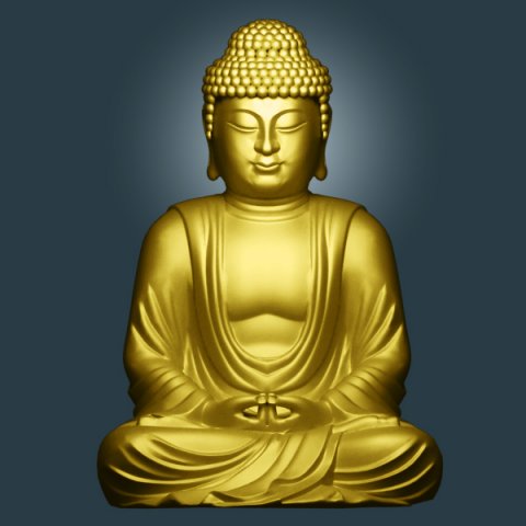 buddha 01 3D मॉडल .c4d .max .obj .3ds .fbx .stl .blend 