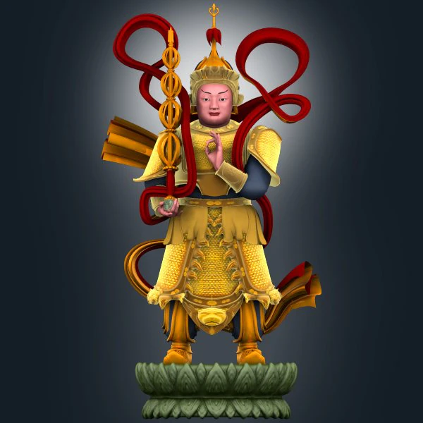 veda bodhisattva 3D Model .c4d .max .obj .3ds .fbx .stl .blend 