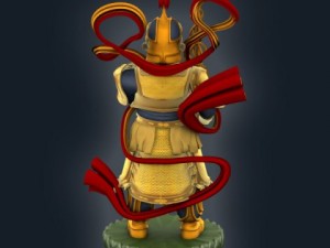 veda bodhisattva Modelo 3D