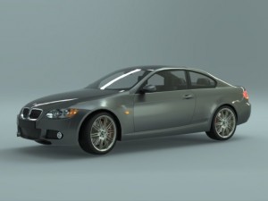bmw 3 series coupe 3D Модель