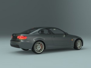 bmw 3 series coupe 3D Модель