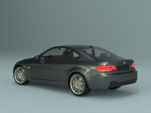 bmw 3 series coupe 3D Модель