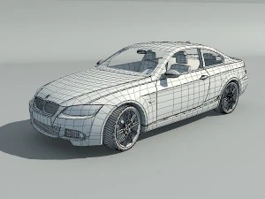 bmw 3 series coupe 3D Model