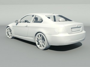 bmw 3 series coupe 3D Модель